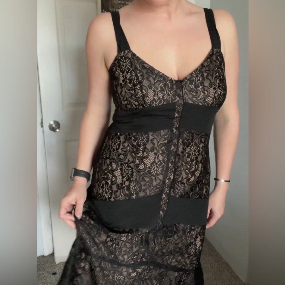 Ann Taylor Black Lace Dress
